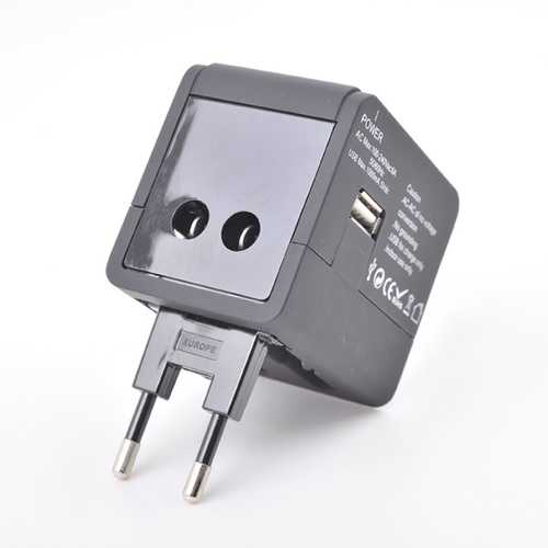 WTA-506 Multifunction Universal Worldwide Travel Charger Converter Adapter Plug