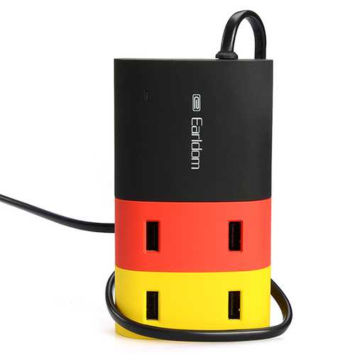 Earldom 5V 6.2A 4 Port HUB USB Charger