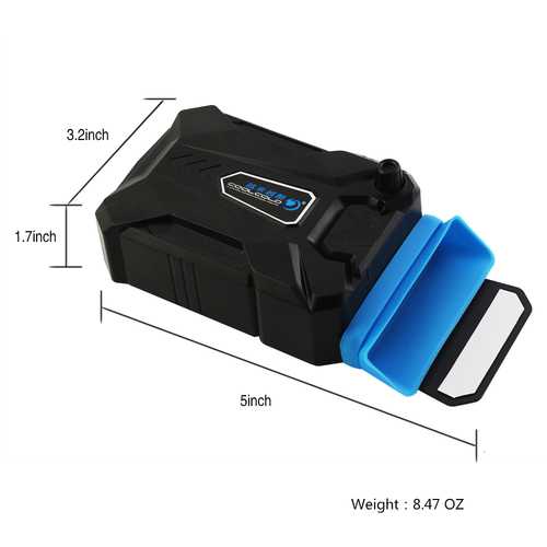 CoolCold Ice Magic 3 USB Suction Type Game Exhaust Fan Notebook Laptop Cooling for 14 / 15.3 / 15.6 / 17 Inch Laptop