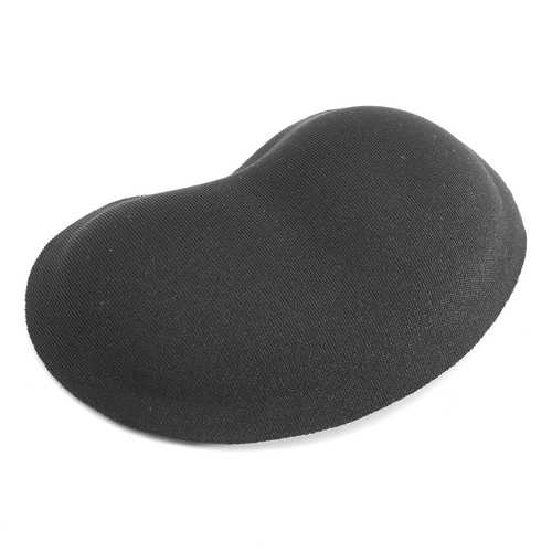 Black Silicone Soft Mouse Pad Wrist Rest Support for Desktop PC Computer