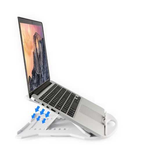 Cooskin YDA006 Ventilated 360 Degree Swivel Foldable Durable Laptop Stand Phone Tablet Holder