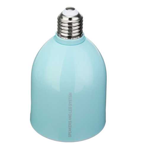 Wireless Bluetooth Remote Control Smart BlubMusic Audio Speaker LED Light Lamp