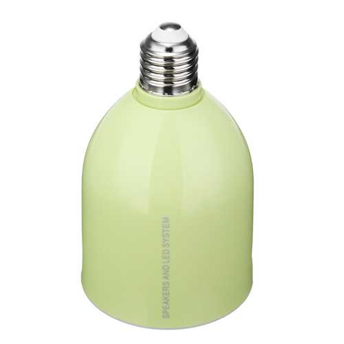 Wireless Bluetooth Remote Control Smart BlubMusic Audio Speaker LED Light Lamp