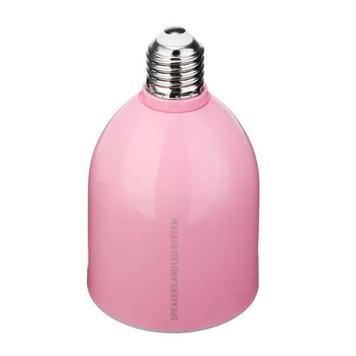 Wireless Bluetooth Remote Control Smart BlubMusic Audio Speaker LED Light Lamp