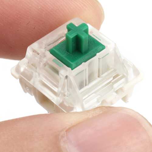 10Pcs 3 Pin DIP LED Green Switch for Mechanical Gaming Keyboard