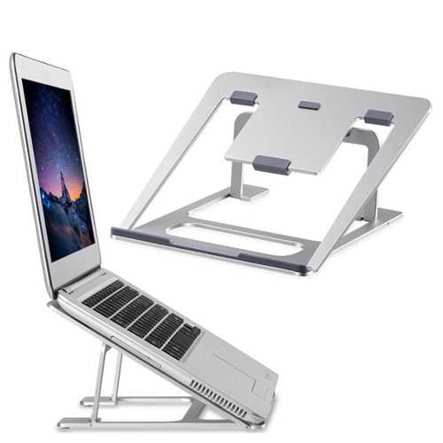 Adjustable Laptop Desk Aluminum Stand Holder For Tablet Notebook Within 17 inch