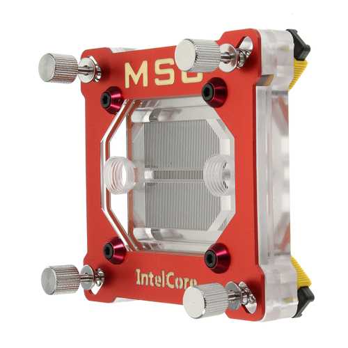 90.2 X 90.2 X 41.3mm CPU Water Cooling Fan Block For Intel 775/115X/1366