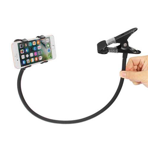 360° Auto Adjustable Clip On Holder Stand For Tablet Cell Phone