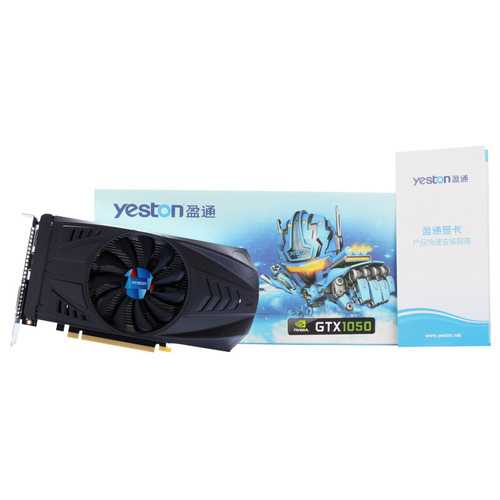 Yeston GTX1050-2G-D5 1354MHz/1455MHz/7008MHz 2GB 128bit GDDR5 Gaming Video Graphics Card