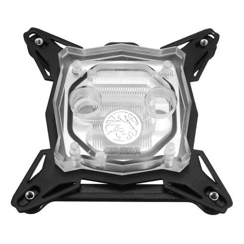 Bykski Jet Type CPU Waterblock LED Acrylic Water Block For Intel