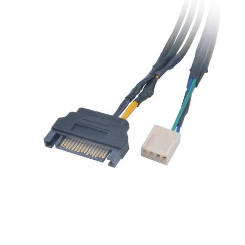 Akasa AK-CBFA06-30 Supports 3 PWM Fans From Single Motherboard PWM Header Extend Power Supply Cable