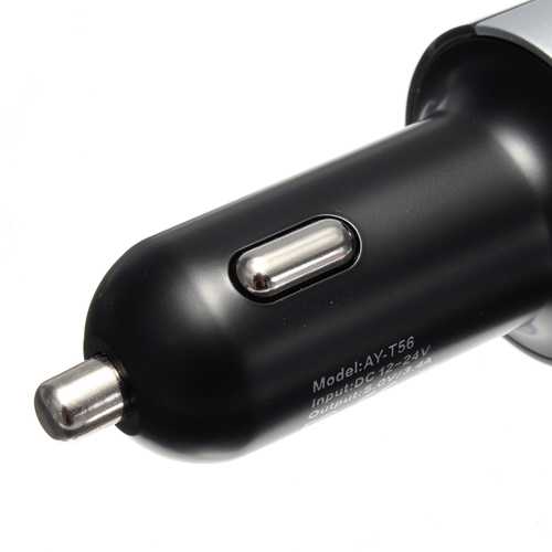 Wireless Car Bluetooth Kit FM Transmitter 2 USB Handsfree Charger Radio Adapter For iphone X 8/8Plus