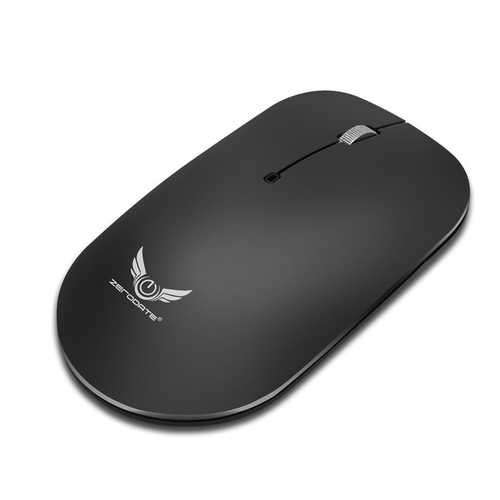 Zerodate T20 2.4Ghz Wireless Slim Mouse 1600DPI 3 Keys Gaming Ergonomic Optical Mice for PC Laptop