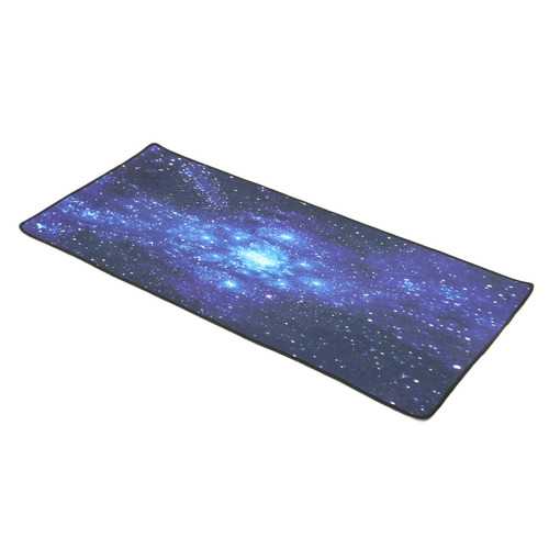 900x400x2.5mm Blue Star Sky Anti-Slip Large Mouse Pad Keyboard Pad Mat
