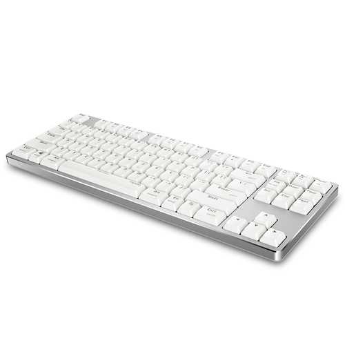 Rapoo MT500 87-Key Ultra-Slim Red Switch Wired Mechanical Keyboard for Office