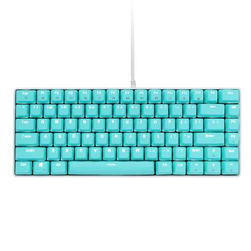 KANANIC DKD L82 82 Key NKRO PBT Keycaps Blue Switch White Backlit CIY Mechanical Gaming Keyboard