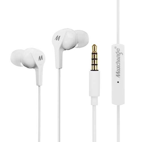 Maxchange EP01 3.5mm Stereo In-Ear Earphone Red White