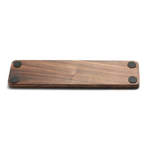 Black Walnutwood Wrist Rest Pad Keyboard Wood Wrist Protection Anti-skid Pad for 60-Key 60% Keyboard