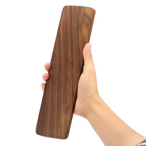 Black Walnutwood Wrist Rest Pad Keyboard Wood Wrist Protection Anti-skid Pad for 60-Key 60% Keyboard