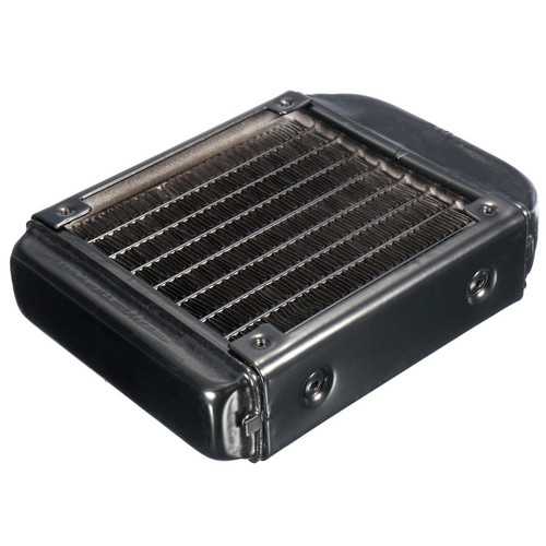 G1/4 Aluminum 8 Tube 120mm Computer Water Cooling Radiator Cooler For CPU Heat Sink