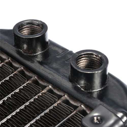 G1/4 Aluminum 8 Tube 120mm Computer Water Cooling Radiator Cooler For CPU Heat Sink
