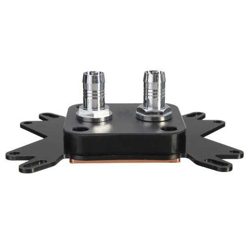 Black POM CPU Water Cooling Block for AMD AM2 AM3 for Intel 775 1155 1156