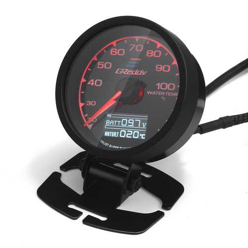 G1/4 Colorful LED Light Water Cooling Temperature Thermometer for Comuputer Motorcycle MOD
