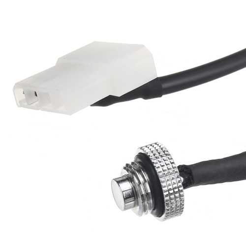 G1/4 Colorful LED Light Water Cooling Temperature Thermometer for Comuputer Motorcycle MOD