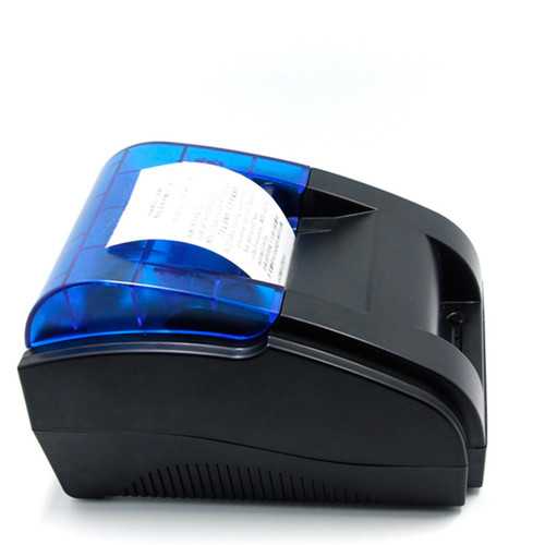 MHT-P58A 58mm Wireless Bluetooth USB Thermal Printer Receipt Machine Pos 80mm/s Print Speed EU Plug