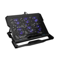 Adjustable Laptop Cooling Pad USB Cooler 6 Cooling Fans With Stand For 12-15.6 inch Laptop Use