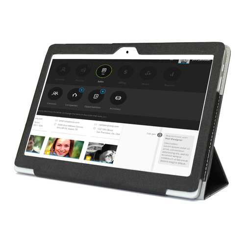 PU Leather Folding Stand Case Cover for 10.1 Inch ALLDOCUBE M5 Tablet