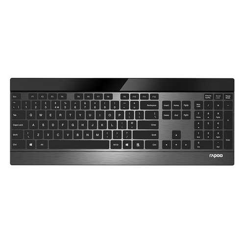 Rapoo MT980 Multi-mode Wireless Bluetooth Ultra Slim 4mm Keyboard and MT750 Rechargeable Mouse Combo