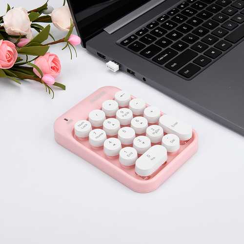 AJazz AK18 2.4GHz Wireless Numeric Keypad Mini Number Pad Keyboard for Laptop PC