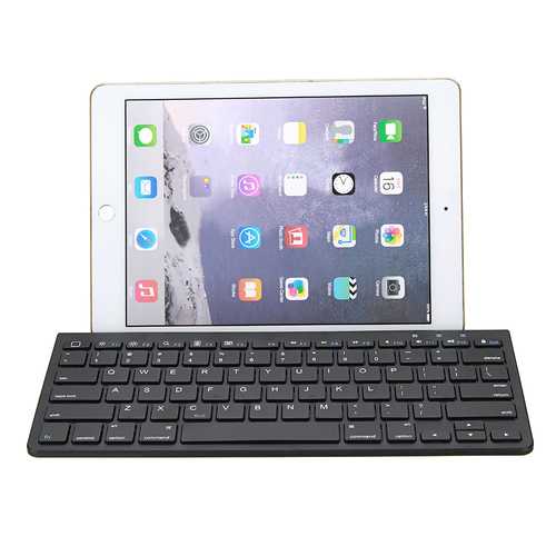JP139 78 Key Ultra Thin Bluetooth Wireless Keyboard with Retracable Tablet Support