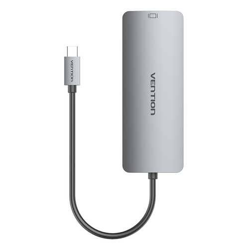 Vention CGQHA Multifunction Type-C to 3-Port USB 3.0 USB-C PD Charge 1080P VGA Hub