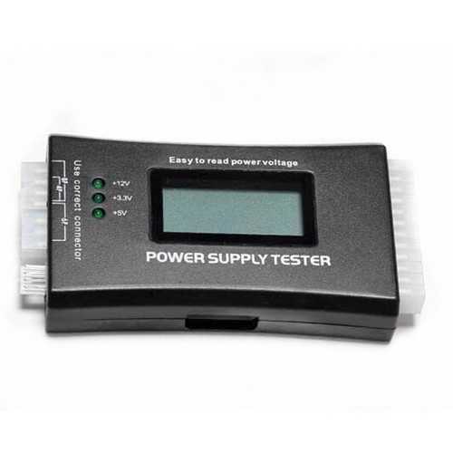 Digital LCD Power Supply Tester for PC ATX/BTX/ITX 4Pin SATA HDD