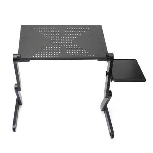Folding Table Stand for Notebook Laptop with Mouse Holder