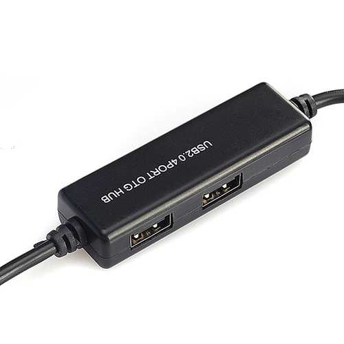 4 Ports Micro USB OTG with Fixed Charger Cable for windows Tablet PC