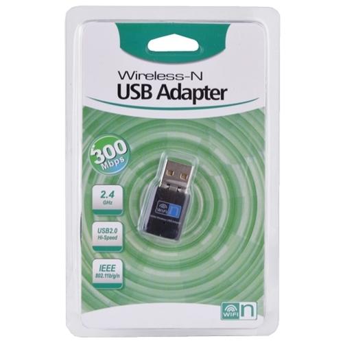 300Mbps Wireless-N USB 2.0 Adapter - FX-8192CU - Retail Hanging Blister Package