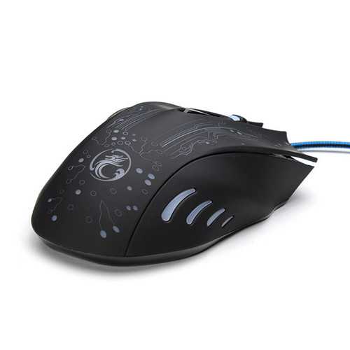 Estone X9a 2400DPI Wired Gaming Mouse With 16-million-color Smart Breathing Light