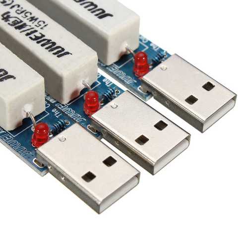 0.5A+1A+2A JUWEI USB Aging Discharger Test Instrumentation Electronic Load Device