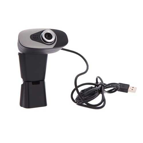 USB 2.0 Webcam Digital Video HD 12 Megapixels 30 FPS Webcamsera with Sound Absorption Microphone