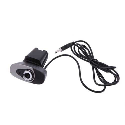 USB 2.0 Webcam Digital Video HD 12 Megapixels 30 FPS Webcamsera with Sound Absorption Microphone