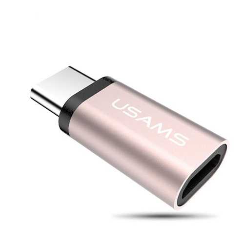USAMS USB 3.1 Type-C To Micro USB Adapter Converter For Tablet Cell Phone