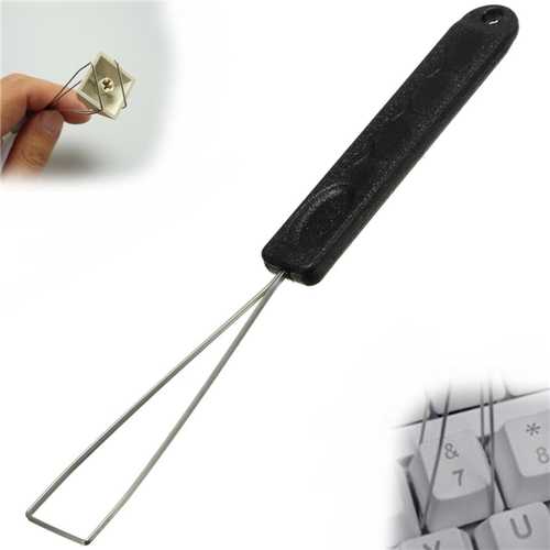 Keyboard Key Keycap Puller Key Cap Remover With Unloading Steel Cleaning Tool