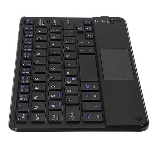 B.O.W HB118 Universal Bluetooth Wireless Touch Keyboard with Leather for Tablet Cell Phone