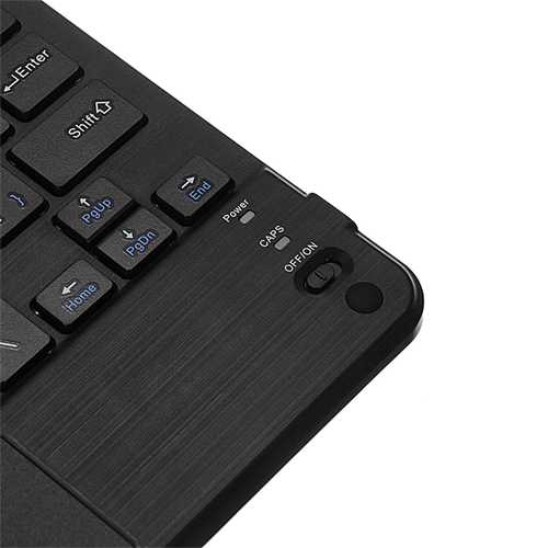 B.O.W HB118 Universal Bluetooth Wireless Touch Keyboard with Leather for Tablet Cell Phone