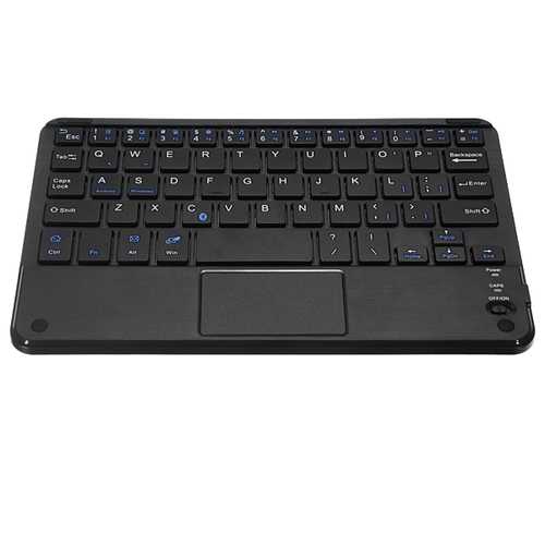 B.O.W HB118 Universal Bluetooth Wireless Touch Keyboard with Leather for Tablet Cell Phone
