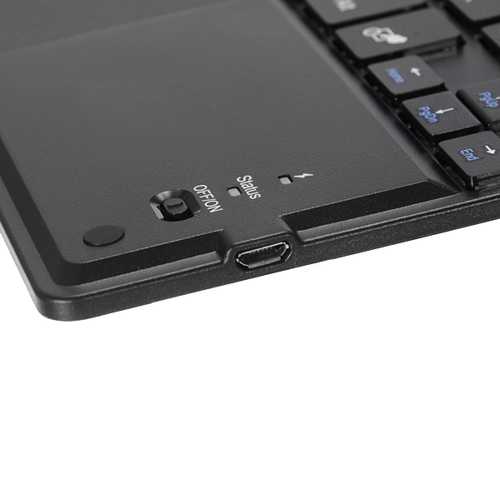 B.O.W HB092C Universal Bluetooth Wireless Touch Keyboard For Tablet Cell Phone