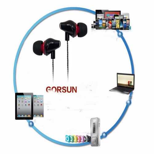 GS-A6001 3.5mm In-ear Headphone for Tablet Cell Phone